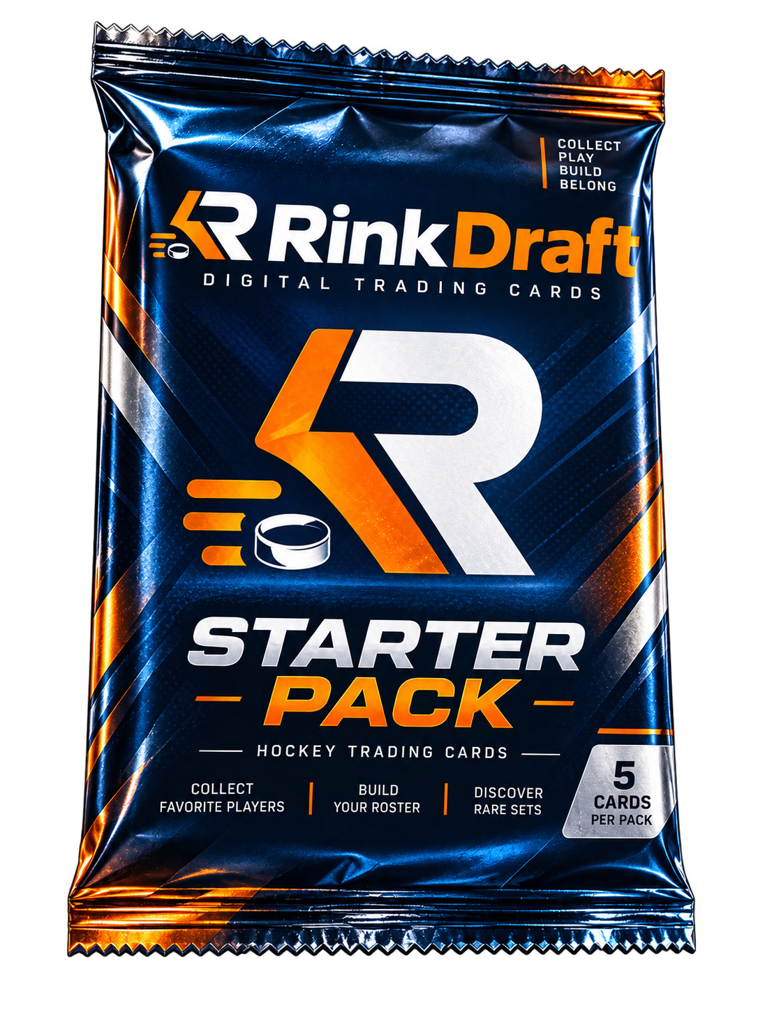 RinkDraft Starter Pack foil wrapper